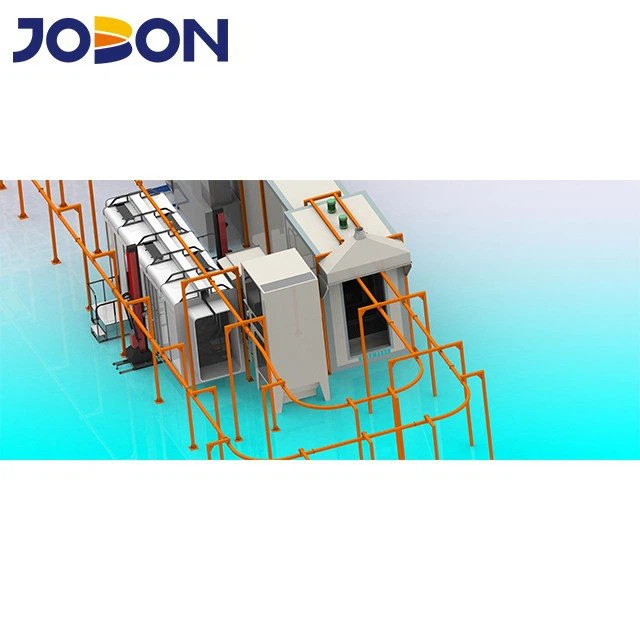 automatic powder coating plant