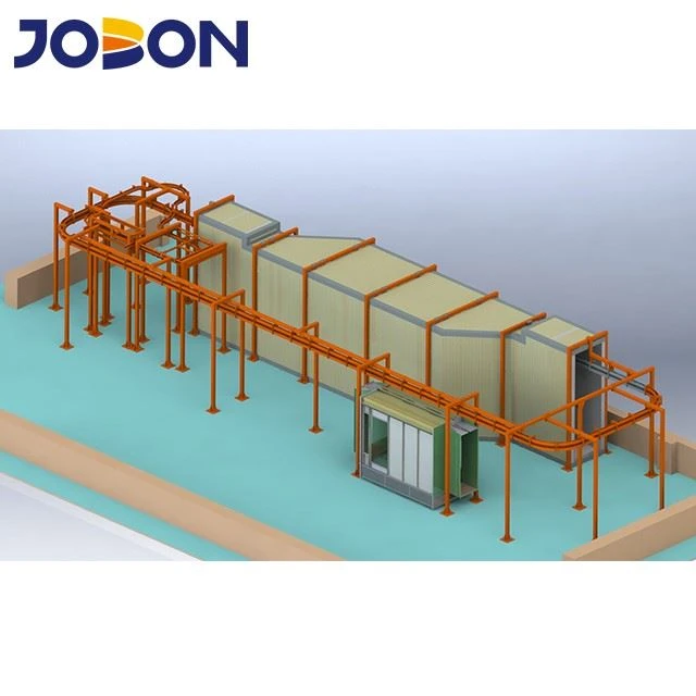 Professional Semi-Automatic Powder Coating Line With CE Certificate