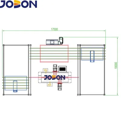 Automatische traversesysteem poedercoatinglijn